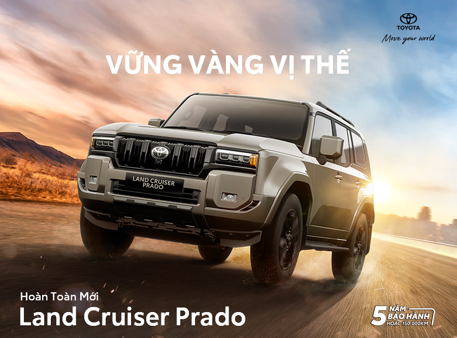 Toyota Việt Nam giới thiệu Land Cruiser Prado hoàn toàn mới – Vững vàng vị thế