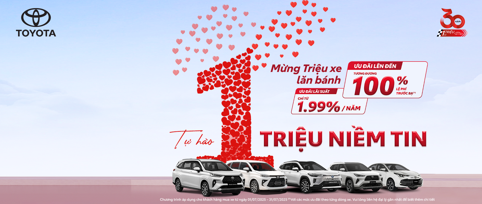 1 triệu xe